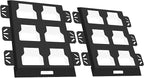 for milwaukee packout wall mount Packout Mounting Plate, Metal Base for Milwaukee Toolboxes, milwaukee mounting plate Wall or Floor Mount (2 Half Width Black)