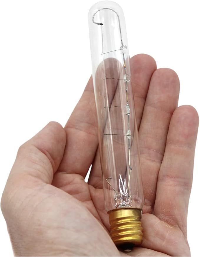 lumenivo 40 Watt 130 Volt T6.5 Refrigerator Light Bulb ー Replaces 40w 120v Freezer Light Bulb Subzero 500 Series Refrigerator Freezer ー Intermediate Base E17 ー Clear Incandescent Bulb ー 1 Pack