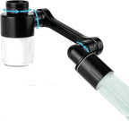 1080° Swivel Tap Extension, Swivel Robot Arm Bathroom Tap Extension, Kitchen Swivel Extension Filter with 2 Mode Splash Proofing (Extender with filter, Black)