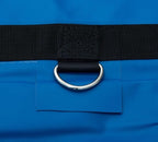 Mytee Products 24' x 27' Flatbed Trailer Lumber Tarp with 8 FT Drop - Heavy Duty Blue 18 Oz Vinyl Waterproof Tarp for Truck/Trailers to Protect Cargo from Wind, Rain, Snow, and Sun