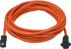 Clear Power 16 Gauge 3Prong Cords (16/2-2-Prong Polarized, Orange, 25 ft)
