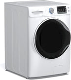 KoolMore FLW-5CWH Front Load 4.5 Cu. Ft Machine with Quiet Inverter Motor, Steam and Water Plus Functions, 20-Minute Quick, 12 Washing Cycles [120V], X-Large (27"), White
