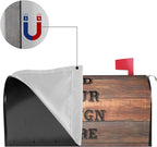 Custom Personalized Mailbox Covers Add Photo Picture Family Name House Address Text Magnetic Mail Cover for Home Garden Yard-14