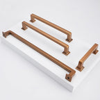 COTYKILEY 10 Pack 5Inch(128mm) Antique Brass Kitchen Cabinet Handles Cabinet Pulls Vintage Drawer Pulls Aged Gold Bronze Kitchen Cabinet Hardware Kitchen Handles Drawer Pulls Dresser Handles