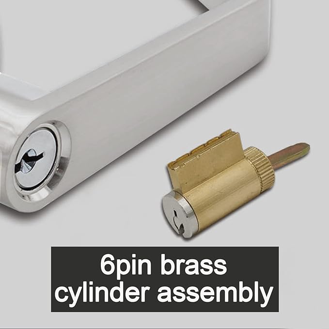 Storeroom Door Handle Heavy Duty Grade 2 Commercial Door Locks, Non-Handed, UL 3 Hour Fire Rated, ADA Compliant, Satin Chrome Finish 26D, 2-3/4''Backset, X-XG-ST-70