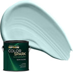 Rust-Oleum Color Spark Interior Paint and Primer in One, Semi-Gloss, Saltwater Taffy, 1 Gallon