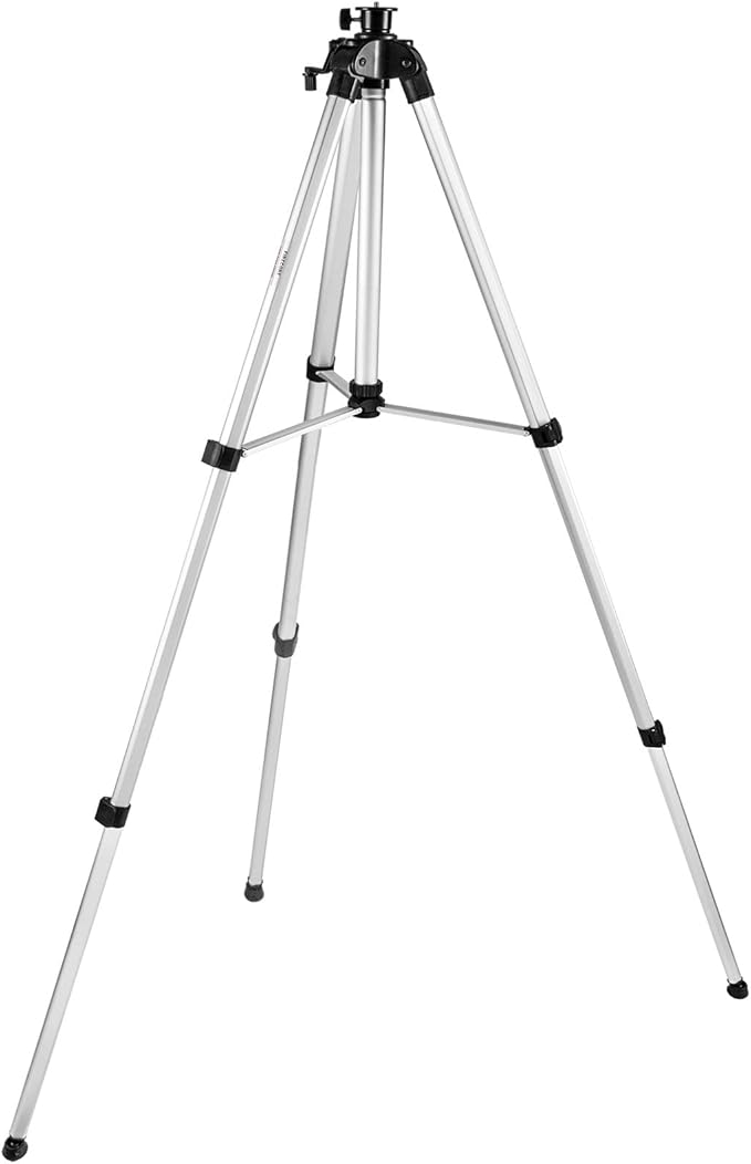 Firecore 71-inch Professional Aluminum Alloy Laser Tripod with Adjustable Legs, 1/4"-20 Male Thread and Extra 5/8"-11 Tripod Adapter for Line Laser Level