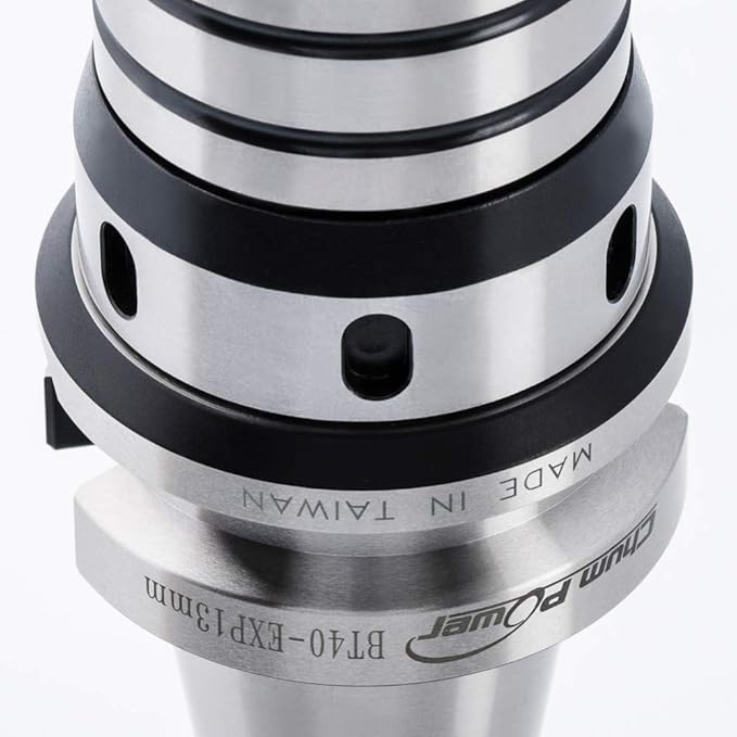 1/64"-1/2" BT40 CNC Integral EX-POWER Universal Chuck Holder, Titanium Jaws, One-piece