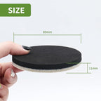 Felt Furniture Sliders for Hardwood Floors 8 PCS - 3 1/2 inch Furniture Moving Slider – Heavy Duty Felt Movers Sliders Chair Legs Floors Protectors (for Hardwood Floors)