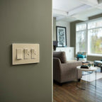 Legrand radiant TM874ICC6 15 Amp Rocker Wall Switch, 4-Way Decorator Light Switches, Ivory (1 Count)