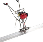 1.4HP Concrete Power Screed with 10ft Aluminum Boards, Vibrating Screed Concrete Tool 8000RPM with Adjustable armrests and brackets for Construction