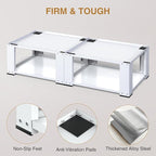 Washer and Dryer Pedestals Set of 2-Fit 27 and 28 Inch, Laundry Pedestal for Washer and Dryer , Alloy Steel Washing Machine Stand Raiser,Washer and Dryer Stand 15.75'' Height White