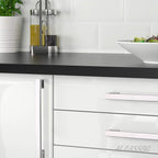 Alzassbg 5 Pack Polished Chrome Cabinet Pulls, 7 Inch(177.8mm) Hole Centers Kitchen Cabinet Handles for Cabinets and Drawers AL3061CP