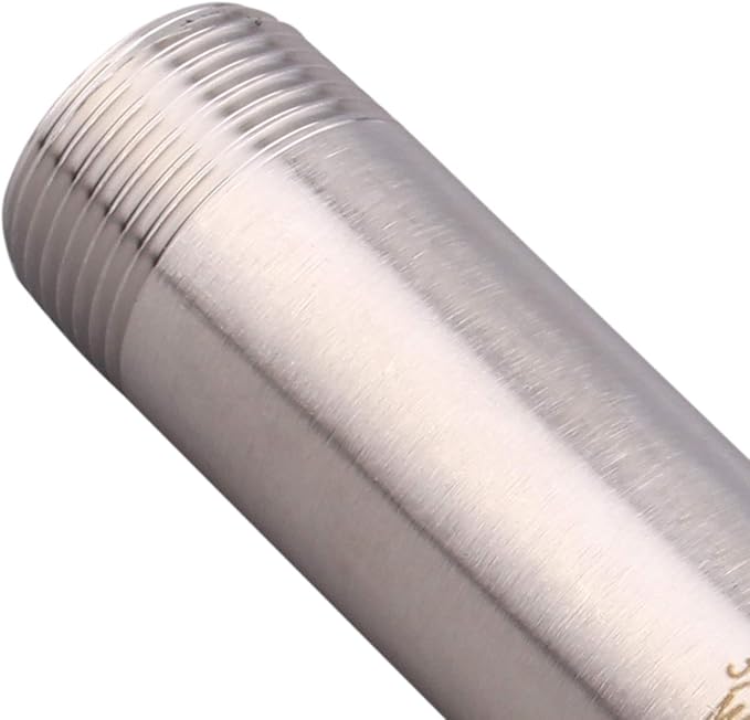 3/4" X 3/4" NPT Male Nipple Stainless Steel 304 Cast Pipe Coupling fitting 6" Length