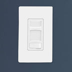 Maxxima LED Slide Dimmer Switch - 3-Way/Single Pole Decorative Electrical Light Switch, 600 Watt Max, LED Compatible On/Off Switch, Screwless Wall Plate Cover Included