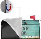 Personalized Mailbox Covers Custom Picture/Photo/Text Magnetic Standard Size Mailbox Wraps Post Letter Box Cover for Garden Yard Outdoor Decorations-8