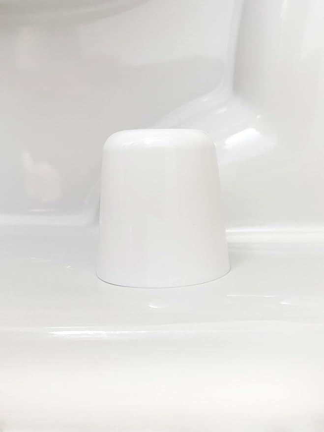 Stinky John's Tall Toilet Bolt Caps: Don't Cut Those Bolts! 100% Made in USA! (Universal Fit, 4 Pack)