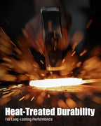 WORKPRO 4-Piece Adjustable Wrench Set (6", 8", 10", 12") – Heavy-Duty, Wide Jaw Wrenches with Laser-Etched Metric & SAE Scales, Comfortable Grip for Automotive, Plumbing & Repairs