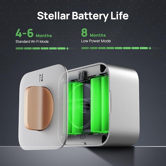 Anona Holo Wi-Fi Smart Lock with Keypad, Keyless Entry Deadbolt Door Lock with App Remote Control, AutoLock & Anomaly Detection, Non-Destructive Installation, Supports Alexa, Apple Home