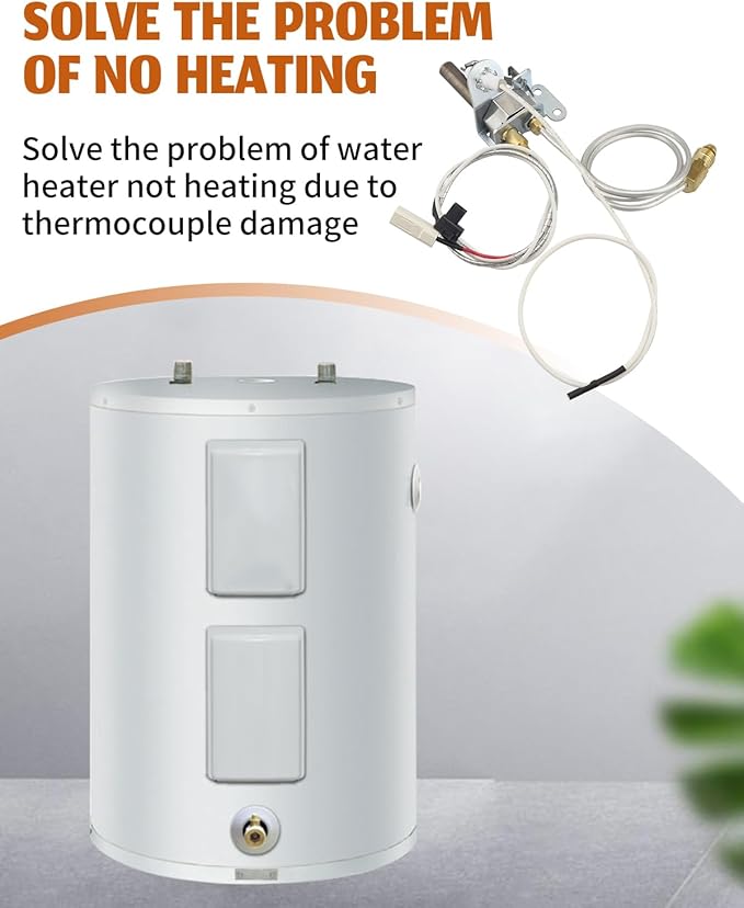 233-47845-05 Water Heater Pilot Assembly Fit for Bradford White Honeywell Natural Gas Water Heater, Gas Ignition Thermocouple Kit, Replacement 415-47845-05 233-47845-02A 233-47845-03