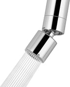 Hibbent NSF/ANSI/CAN 61 Certified Faucet Aerator, CUPC Certification 2-Flow Sink Faucet Aerator, 360° Swivel Kitchen Sink Sprayer Attachment, Faucet Replacement Part 55/64" Female Thread - Chrome
