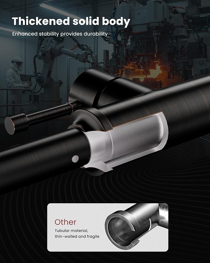 DAYONE Antique Oil Rubbed Bronze Kitchen Sink Faucet with Pull Down Sprayer, 3 Modes Stainless Steel Spring Vintage Sink Faucet for Farmhouse Kitchen Bar Camper 1 or 3 Holes Single Handle