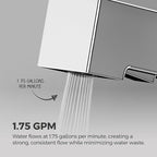 Pfister Arkitek Kitchen Faucet with Pull Out Sprayer, Single Handle, High Arc, Polished Chrome Finish, LG534LPMC