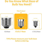 Meconard C9 Led Replacement Christmas Light Bulbs, C9 Shatterproof Led Bulbs for Christmas Indoor Outdoor String Lights, E17 Intermediate Base, Commercial Grade Holiday Bulbs, Multi-Color, 25Pack