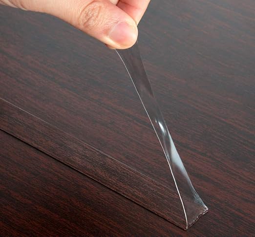 LLPT Double Sided Tape Clear Acrylic Strong Mounting Tape 1/2 Inch x 120 Inch Multiple Sizes Residue Free Waterproof Outdoor Indoor Adhesive for Nail Box Home Deco and DIY(WA052)