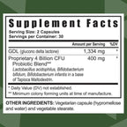 Youngevity Ultimate Flora FX Probiotic Supplement - 4 Bottles 60 Capsules Per Bottle