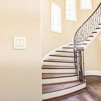 Legrand radiant TM874LACC6 15 Amp Rocker Wall Switch, 4-Way Decorator Light Switches, Light Almond (1 Count)