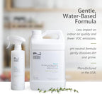 MORE Stone & Quartz Cleaner + Protector - Granite, Quartz & Marble Cleaner - For Kitchen & Bathroom Countertops - Water-Based Surface Spray - Peppermint-Thyme Essential Oil - Pint + Gallon Bundle