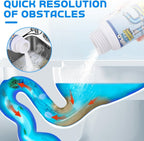 2025 Upgrade Sink Drain Cleaner, Sink and Drains Cleaner, Multi-functional Sink and Drain Cleaner Powder Cleaning, Drains Foam Cleaner, Powerful Pipe Dredging Agent for Kitchen Toilet (3Pcs)