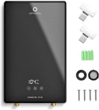 Airthereal Electric Tankless Water Heater, 9kW, 240Volts - Endless On-Demand Hot Water - Self Modulates to Save Energy Use - Small Enough to Install Anywhere - for Sink and Faucet, Evening Tide series