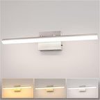 L LOHAS LED 23.6-Inch Bathroom Vanity Light Bar Over Mirror, Brushed Nickel Modern Bathroom Light Fixtures, 3CCT Adjustable LED Vanity Lights for Living Room Wall