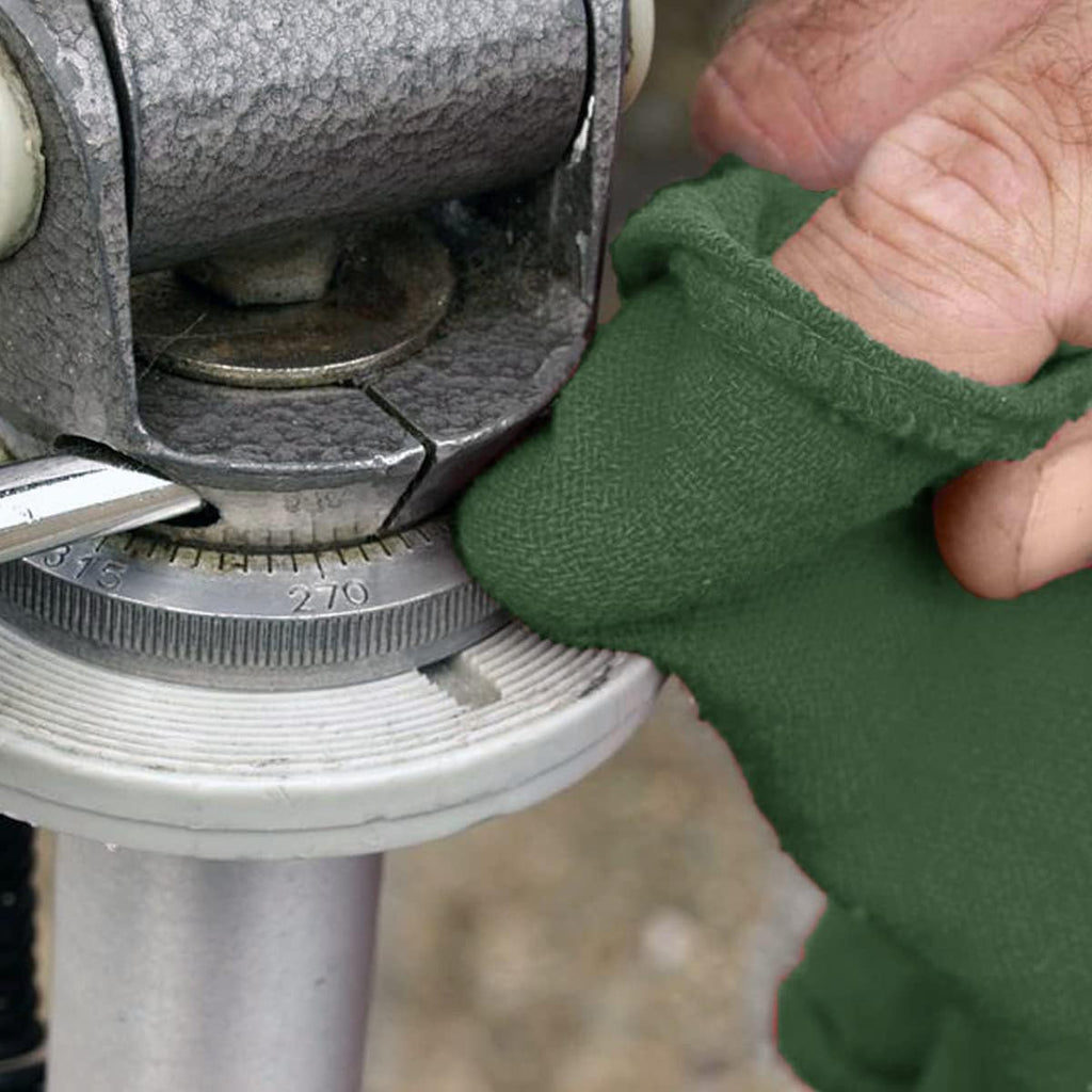 Avalon Towels Cotton Shop Rags – (Pack of 50) Size 12x14 Inches Cleaning Rags – Absorbent Shop Towels and Multipurpose Cleaning Towels for Automobiles, Industries, Garage and Homes (Green)