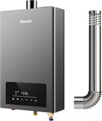 Ranein Natural Gas Tankless Water Heater, Indoor Max 3.6 GPM, 80,000 BTU Instant Hot Water Heater