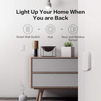 Aqara Smart Light Switch (No Neutral, Double Rocker), Requires AQARA HUB, Zigbee Light Switch, Remote Control and Smart Home Automation, Compatible with HomeKit, Google, Works with Alexa, SmartThings