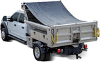 Buyers Products DTR8022 Manual Alumium Tarp System, 8 FT x 22 FT Mesh Tarp, Without Deflector, Dump Body Tarp Kit, Dump Trailer Accessories, Dump Body Accessories, Black