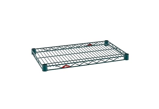 METRO Super Erecta 1424NK3 Industrial Wire Shelf, Metroseal Green Epoxy, 14" x 24"
