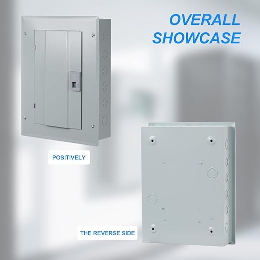 THQL Circuit Breaker Panels, 12-Space, 125A Circuit Breaker Distribution Box, 120V/240V Circuit Breaker Electrical Enclosure,Indoor Main Lug Load Center