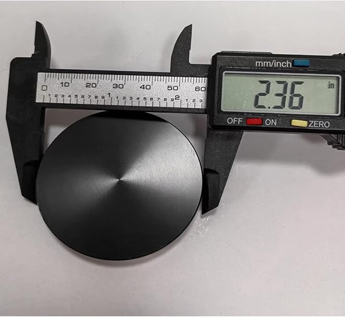 Round High Precision 2.4inch 60MM Accuracy 15'/2 Aluminium Cardan Circular Bullseye RV leveling Bubble Levels For Motorhome, Camping, Trailer, Construction, CNC machine