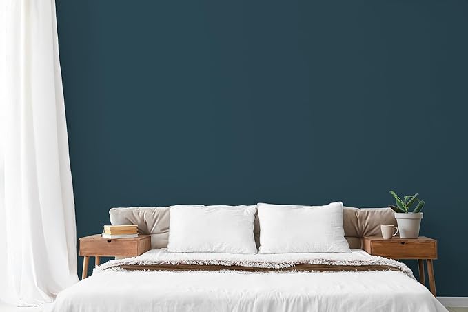 EVOLVE Paint & Primer: Environment-friendly, Eggshell with One-coat Coverage for Interior & Exterior surfaces (Deep Blue, 1-Gallon)