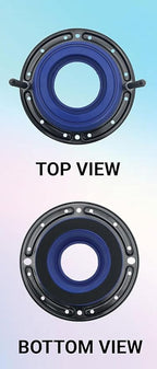 One N Done Toilet Flange Repair Kit - Toilet Kit For Low or Broken Flange. Toilet Wax Ring Replacement Kit W/Toilet Flange Extender Kit, Easy Toilet Bolts, & Toilet Caps For Bottom of Toilet. 10X