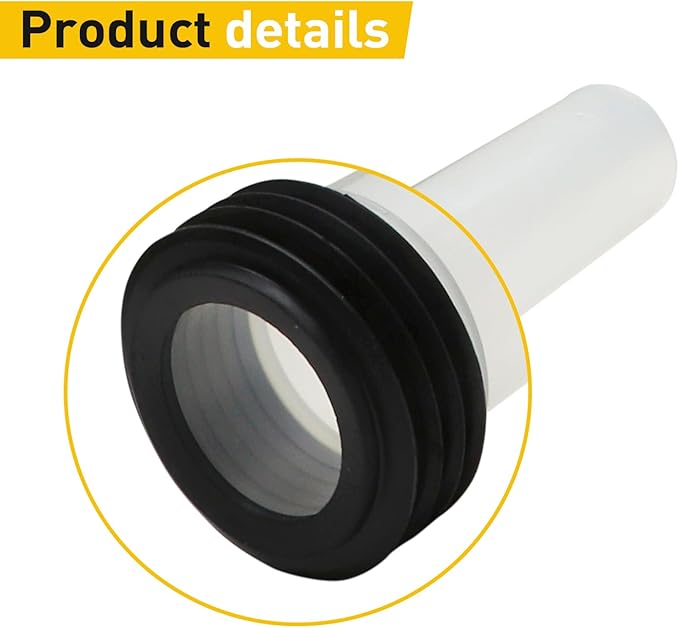 Wall Hung Toilet Pipe Connector, Durable Toilet Parts with Easy Replacement, Compatible with Geberit 152.404.46.1, Bidet & Bidet Parts