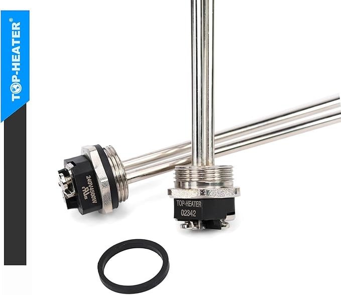 Water Heater Element 4500W, Screw-in, 02342 Heater Heating Elements By TOP-HEATER, Fits Most Models As AO Smith, GE, Kenmore, Maytag, Whirlpool, Heater Element Replacement 1Pack