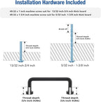 JOY DECOR Cabinet Pulls – 3 Inch Hole Center, Matte Black, 20 Pack, Zinc Alloy Cabinet Handles for Drawers & Cupboard – Vintage Style Hardware for Kitchen, Bathroom, Dresser, Furniture Makeover