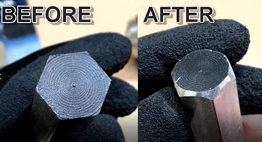 CONQUER Tools Deburring External Chamfer Tool, Premium Tungsten Blade, Deburring Drill Bit, Remove Burr Tools Quick Release Shank Fits for 1/2"-3/8"(13mm-35mm) Stainless Steel Burr Removal,Countersink