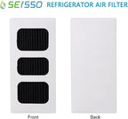 SEISSO Paultra2 Refrigerator Air Filter Replacement for Frigidaire Pure Air Ultra II, ELPAULTRA2 Filter for Electrolux Pure Advantage ULTRA II, Freshen Your Fridge with Activated Carbon-6Packs
