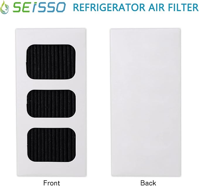SEISSO Paultra2 Refrigerator Air Filter Replacement for Frigidaire Pure Air Ultra II, ELPAULTRA2 Filter for Electrolux Pure Advantage ULTRA II, Freshen Your Fridge with Activated Carbon-6Packs